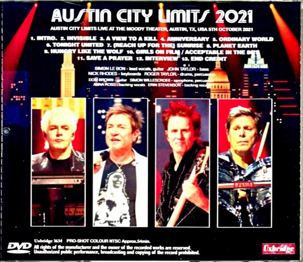 Duran Duran Duran Duran/TX,USA 2021 - Image 2