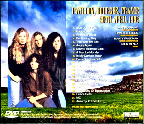 Megadeth/France 1995 - Image 2