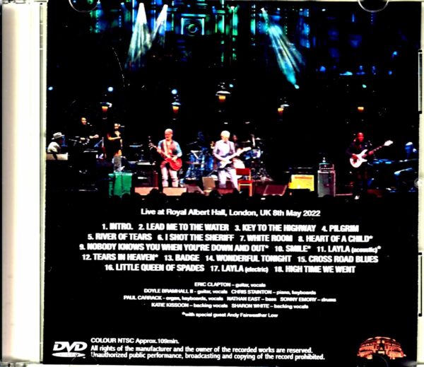 Eric Clapton/London,UK 5.8.2022 Complete Jewel Version - Image 2