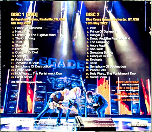 Megadeth/TN,USA 2022 & more - Image 2