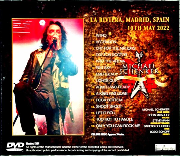 Michael Schenker Group Michael Schenker/Spain 2022 - Image 2