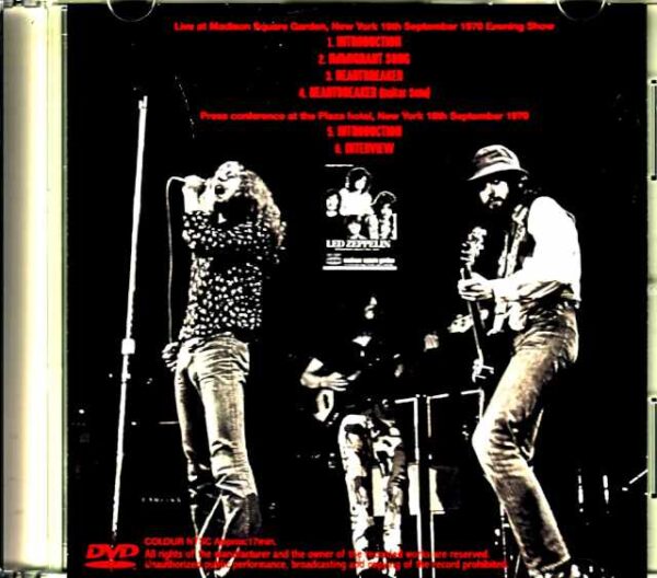 Led Zeppelin/NY,USA 9.19.1970 Evening Show 8mm Edition & more - Image 2