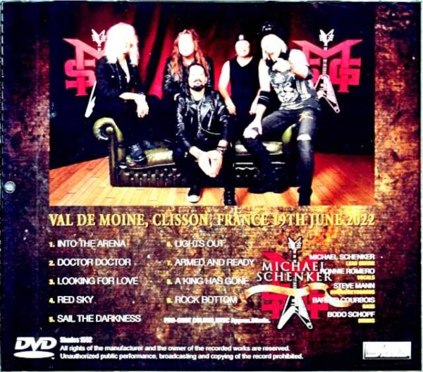 Michael Schenker Group Michael Schenker/France 2022 - Image 2