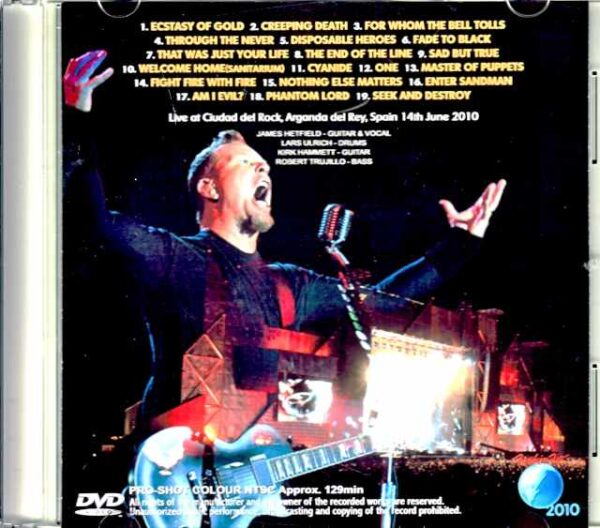 Metallica/Spain 2010 Complete Origin Broadcast - Image 2