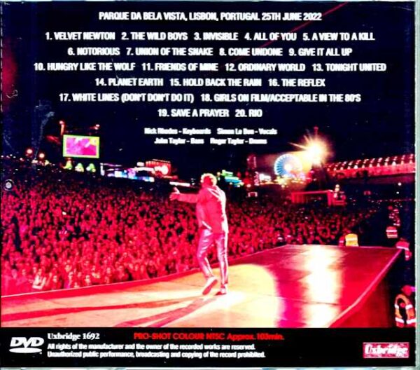 Duran Duran Duran/Portugal 2022 - Image 2