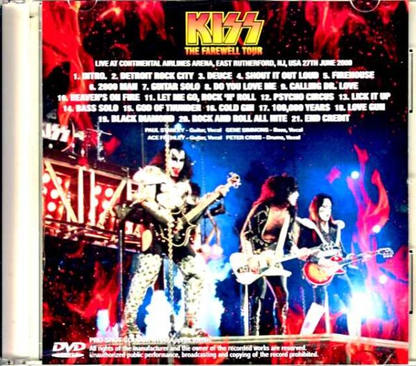 Kiss/NJ,USA 2000 Japanese Broadcast Highest Quality - Image 2