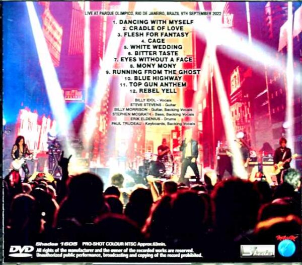 Billy Idol / Brazil 2022 Complete - Image 2