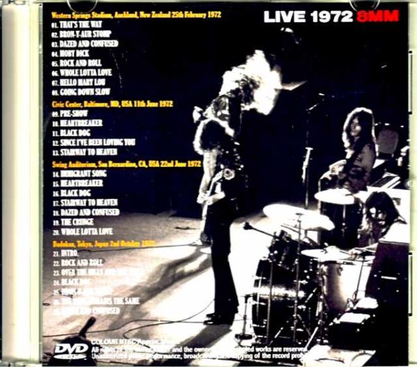 Led Zeppelin/Live 1972 8mm Collection - Image 2