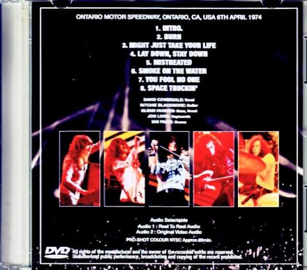 Deep Purple/CA,USA 1974 Dual Audio Edition Jewel Version - Image 2