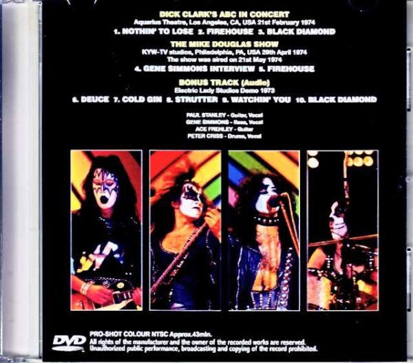 Kiss/CA,USA 1974 Upgrade & more Jewel Version - Image 2