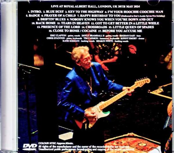 Eric Clapton/London,UK 5.20.2024 Jewel Version - Image 2