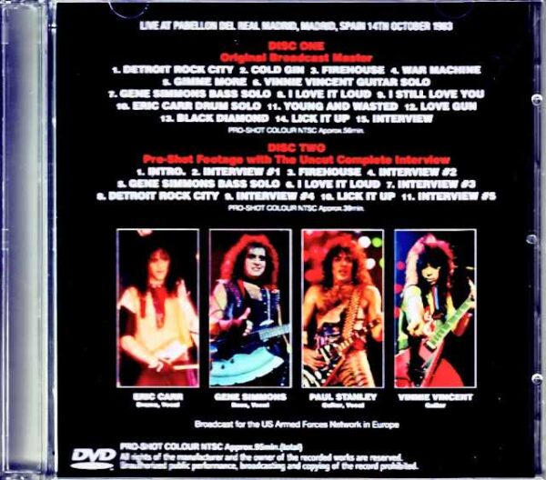 Kiss/Spain 1983 2Shot Edition Upgrade Jewel Version - Image 2