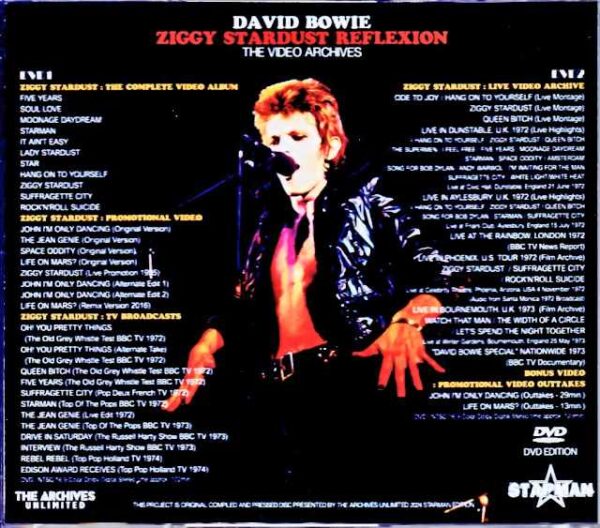 David Bowie/Ziggy Stardust Video Archives - Image 2