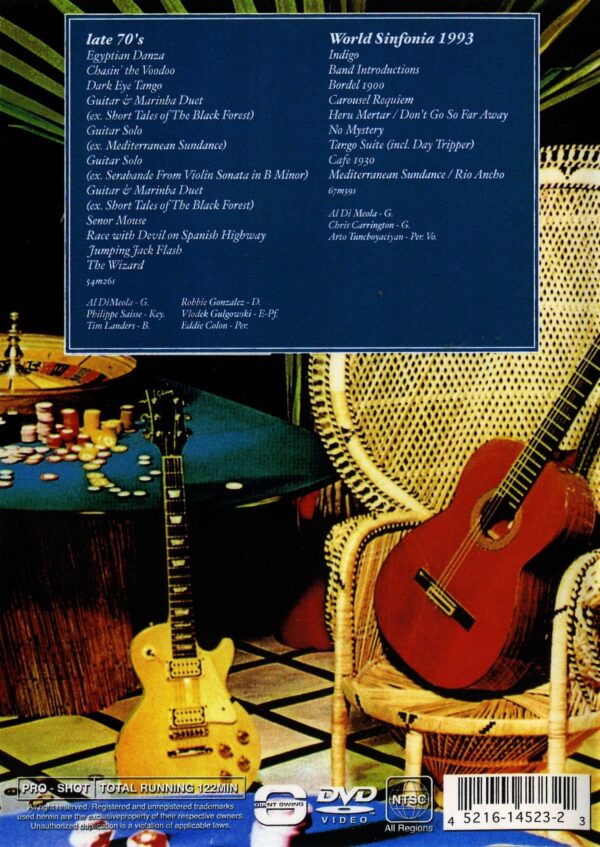 AL DI MEOLA/LATE 70's & WORLD SINFONIA II 1993 - Image 2