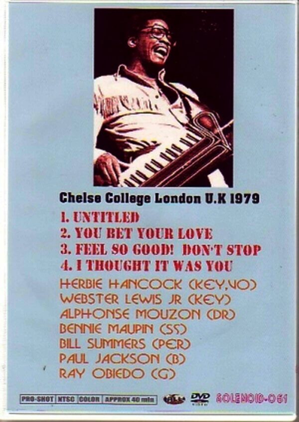 Herbie Hancock/London U.K. 1979 - Image 2