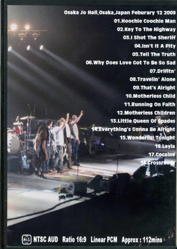 Eric Clapton/Osaka,Japan 2.12.2009 - Image 2