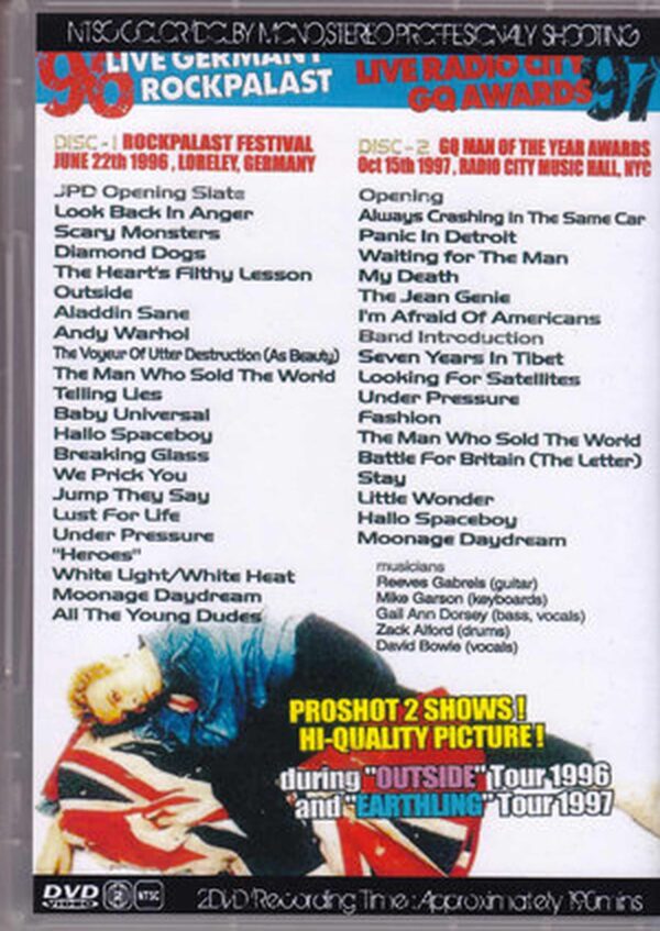 David Bowie/Live Compilation 1996-1997 - Image 2