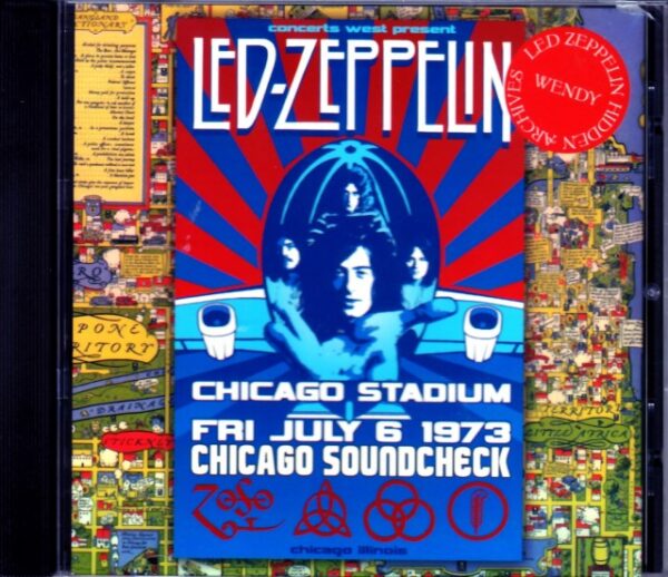 Led Zeppelin/IL,USA 1973 Soundcheck