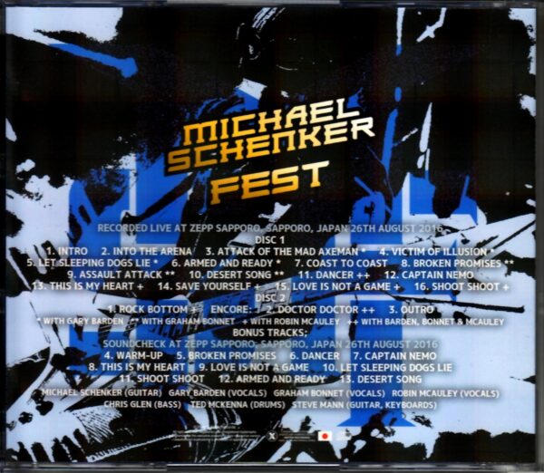 Michael Schenker/Hokkaido,Japan 2016 & SC - Image 2