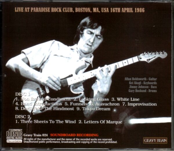 Allan Holdsworth/MA,USA 1986 - Image 2