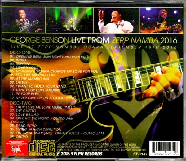 George Benson/Osaka,Japan 2016 - Image 2