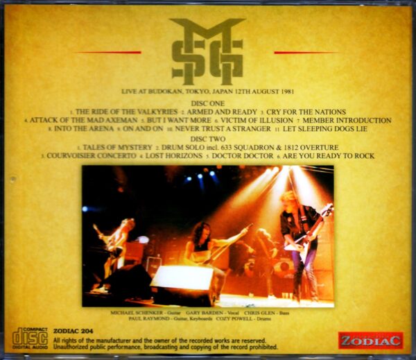 Michael Schenker/Tokyo,Japan 1981 Audience - Image 2