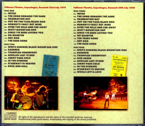Led Zeppelin/Denmark 1979 2Days Another Ver. - Image 2