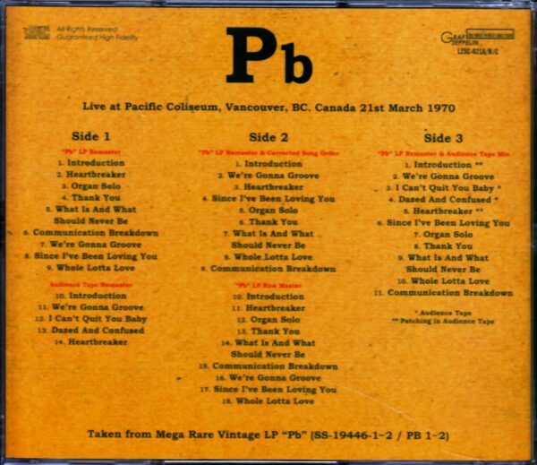 Led Zeppelin/Pb Original LP Remaster - Image 2