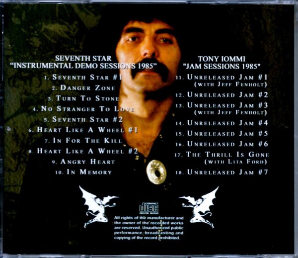 Black Sabbath/Seventh Star Demos 1985 - Image 2