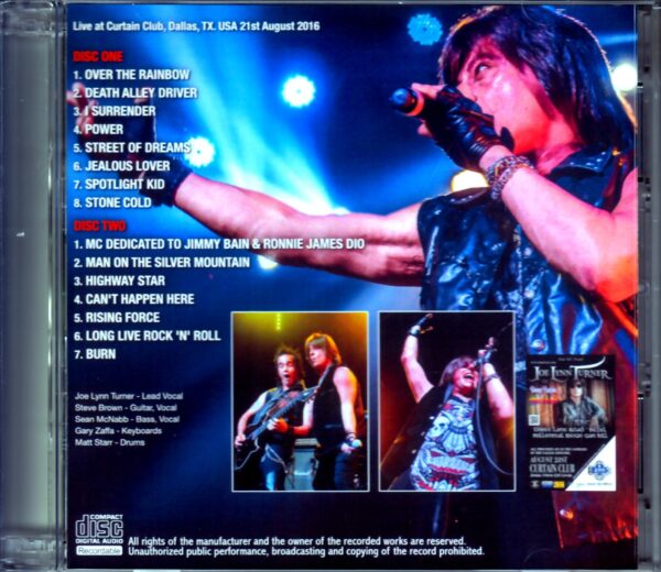 Joe Lynn Turner/TX,USA 2016 - Image 2