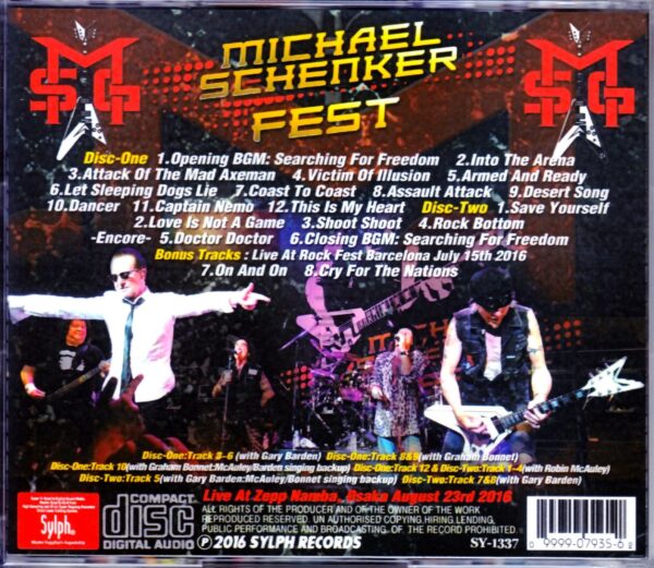 Michael Schenker/Osaka,Japan 2016 - Image 2