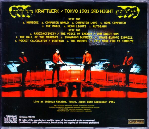Kraftwerk/Tokyo,Japan 9.10.1981 - Image 2