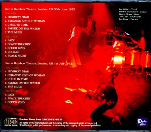Deep Purple/London,UK 1972 2Days - Image 2