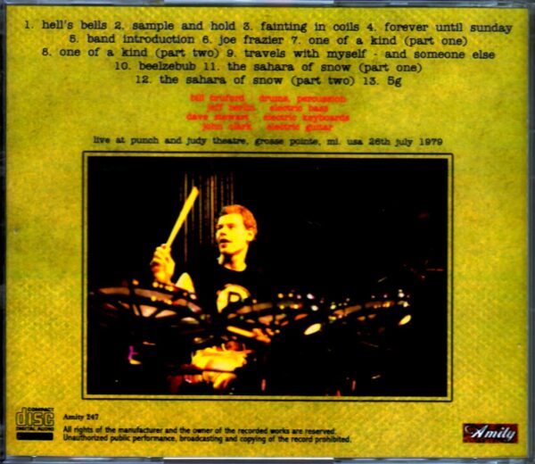 Bill Bruford/MI, USA 1979 - Image 2