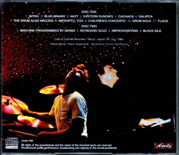 Bill Bruford,Patrick Moraz/Tokyo,Japan 1985 - Image 2