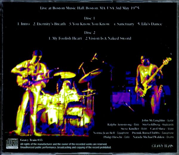 Mahavishnu Orchestra/MA, USA 1975 - Image 2