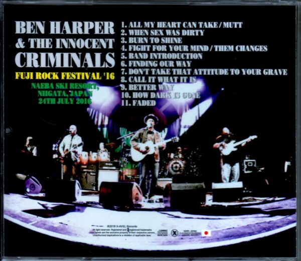 Ben Harper/Niigata,Japan 2016 - Image 2