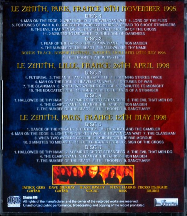 Iron Maiden/France Collection 1995-1998 - Image 2