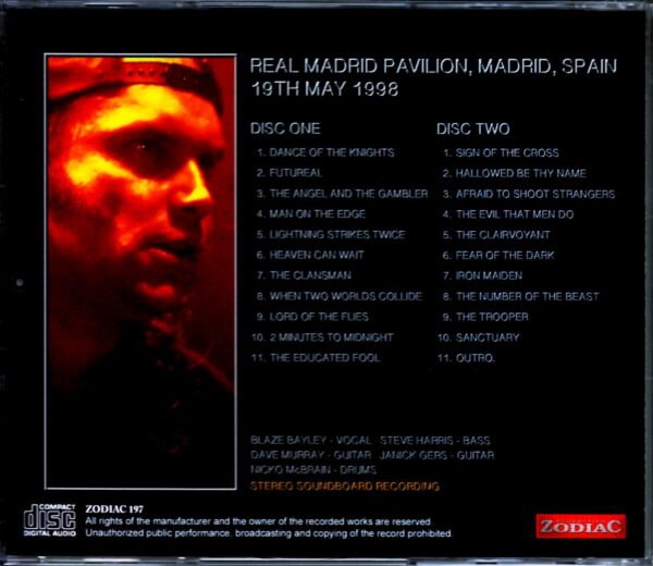 Iron Maiden/Spain 1998 - Image 2