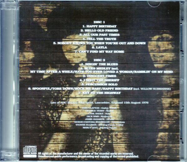 Eric Clapton/UK 4.15.1976 - Image 2