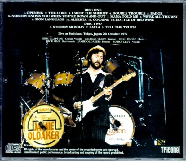 Eric Clapton/Tokyo,Japan 1977 - Image 2