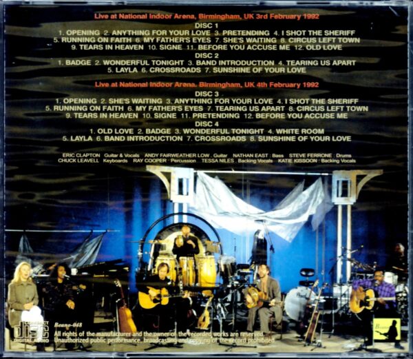 Eric Clapton/UK 2.3 & 4 1992 - Image 2