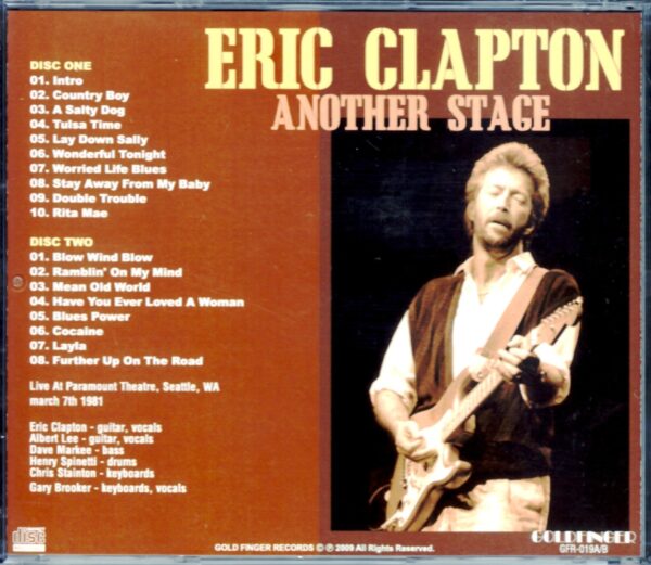 Eric Clapton/Wa, USA 1981 - Image 2