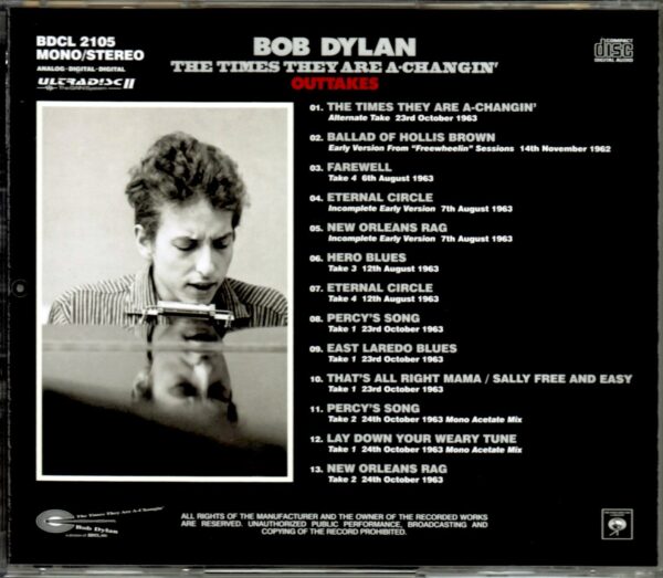 Bob Dylan/The Times They are A-Changin Outtakes - Image 2