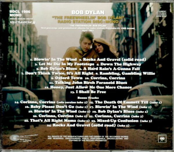 Bob Dylan/Freewheelin Promo Album mono - Image 2