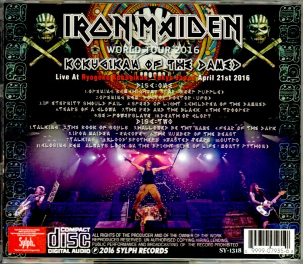 Iron Maiden/Tokyo,Japan 4.21.2016 - Image 2