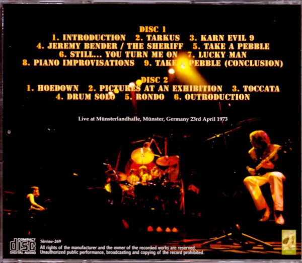 EL & P Emerson,Lake & Palmer/Germany 1973 - Image 2