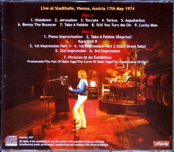 EL & P Emerson,Lake & Palmer/Austria 1974 - Image 2