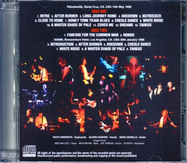 Keith Emerson,Glenn Hughes,Marc Bonilla/Ca,USA 1998 - Image 2