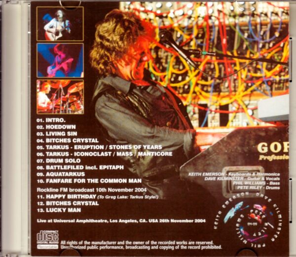 Keith Emerson Band/Ca, USA 2004 - Image 2